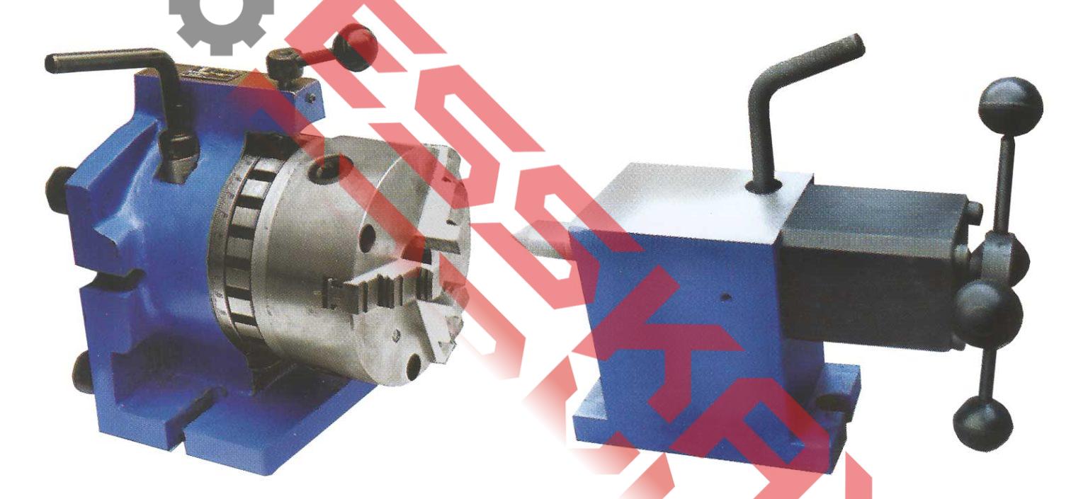 Indexing Milling Fixture Horizontal & Vertical(With Chuck & Tail Stock